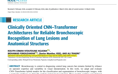 Architectures CNN–Transformer orientées cliniquement pour une reconnaissance fiable des lésions pulmonaires et des structures anatomiques en bronchoscopie